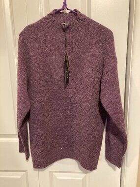 NWT Papa Vancouver Purple Sweater, Size Medium